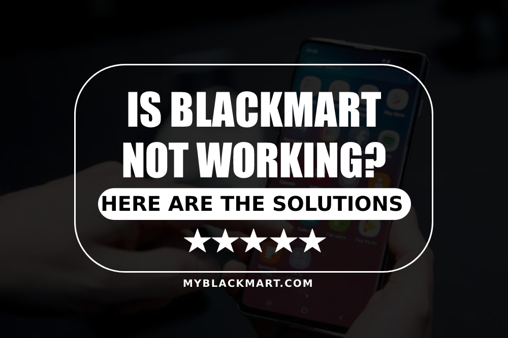 Blackmart Error Fix